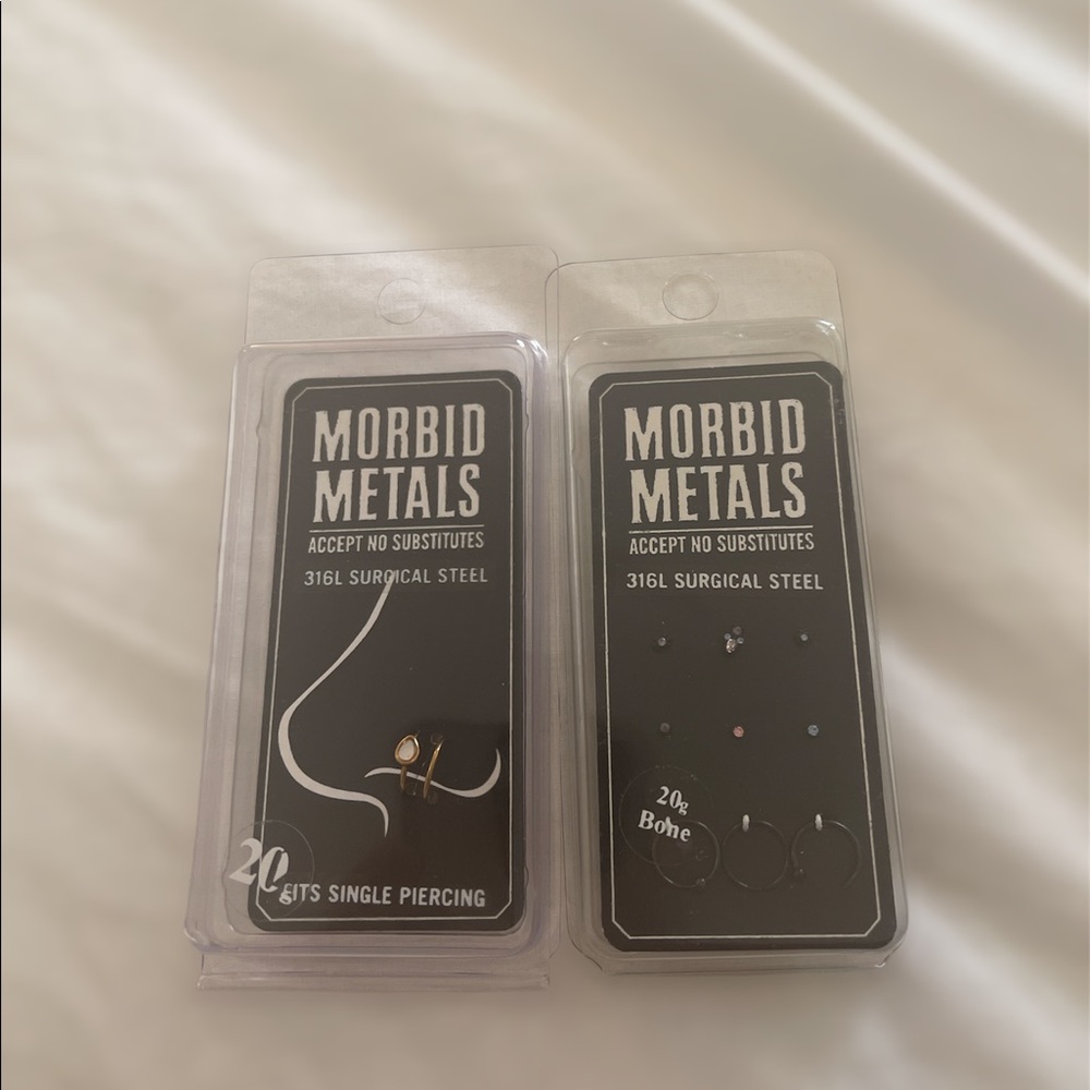 Morbid Metals 20g Nose Jewelry